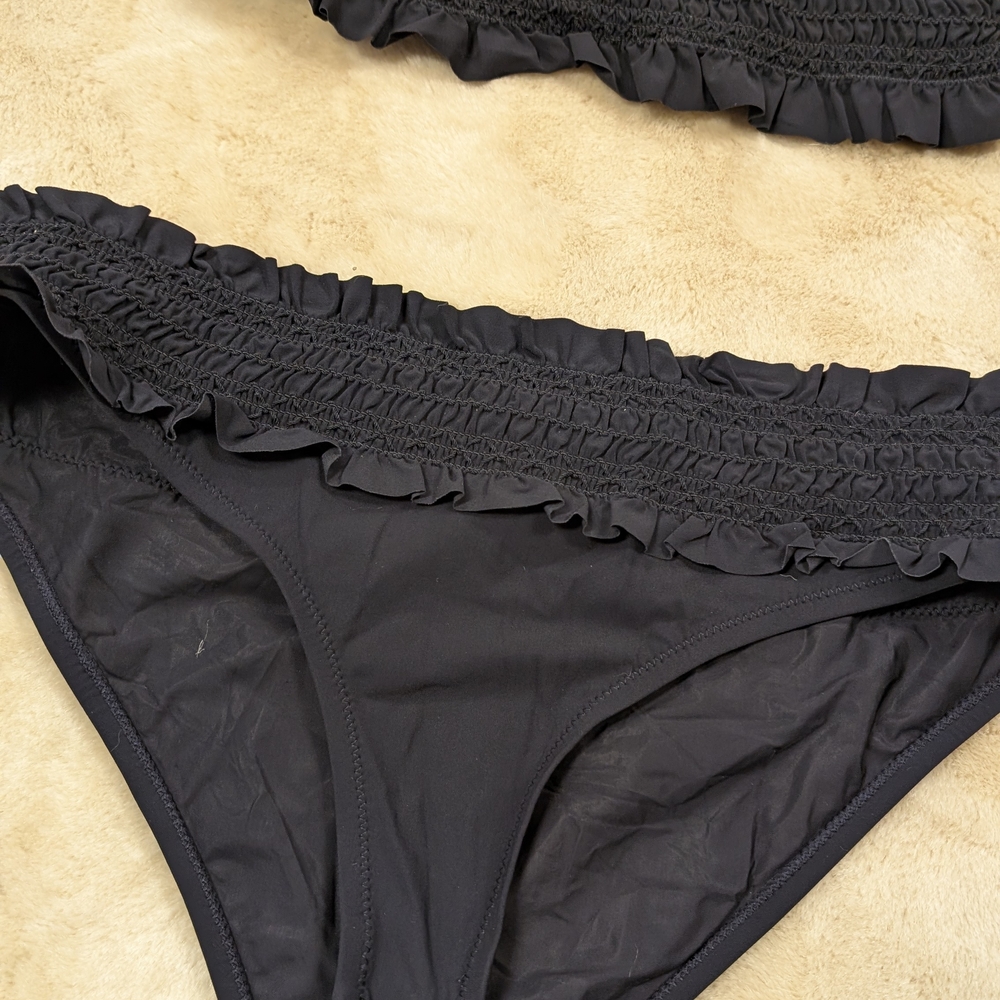 Tory Burch Black Ruffle Bikini Set - Picture 2 of 10
